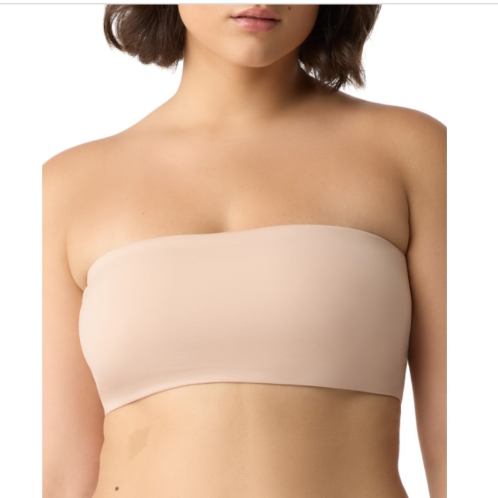 Gap GapBody Women's Super Stretch Bandeau Bralette GPW01354 - Neutral Pink - Picture 2 of 3